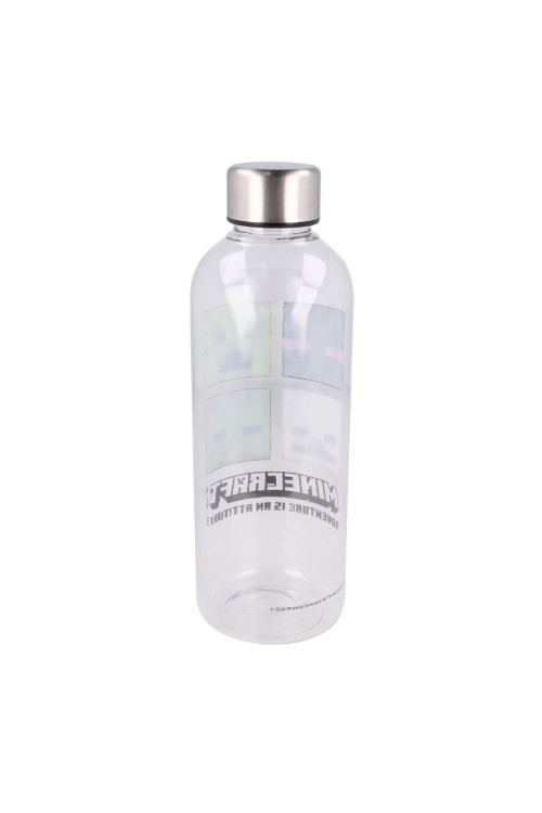 Botella transp. 850ml MINECRAFT