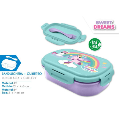 Sandwichera cubiertos UNICORNIO 