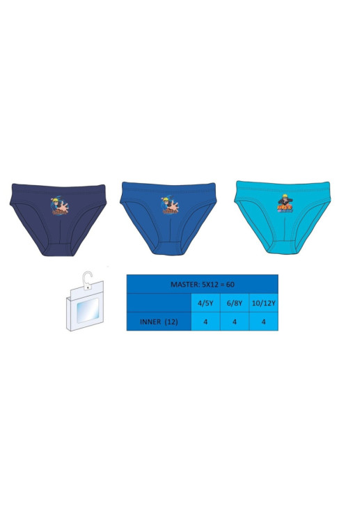 Set 3 slips NARUTO
