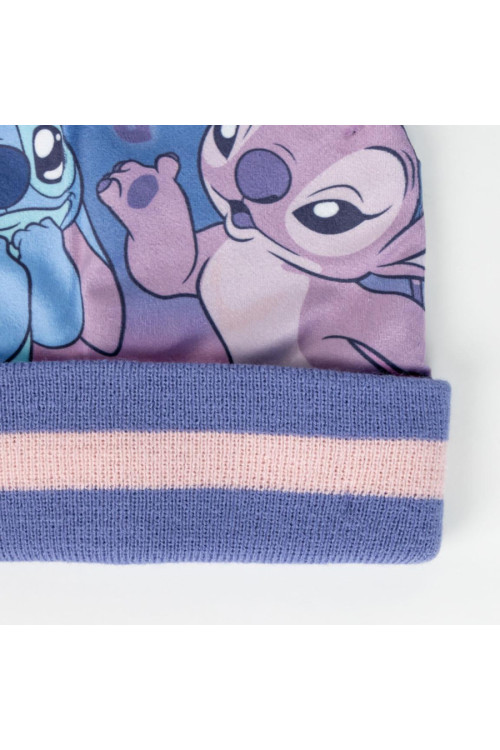 Set gorro guante braga STITCH