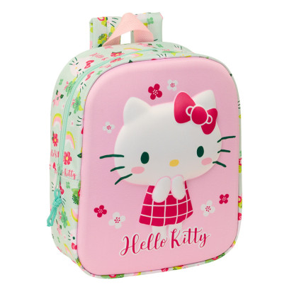 Mochila 27cm 3D HELLO KITTY