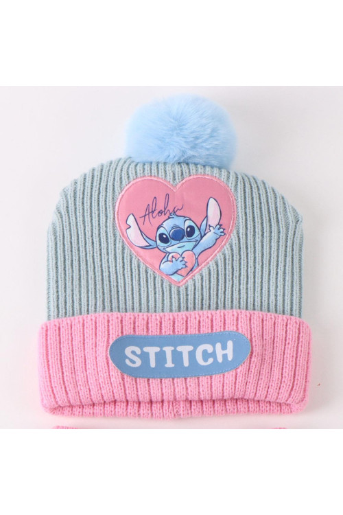 Set gorro guante bufanda STITCH