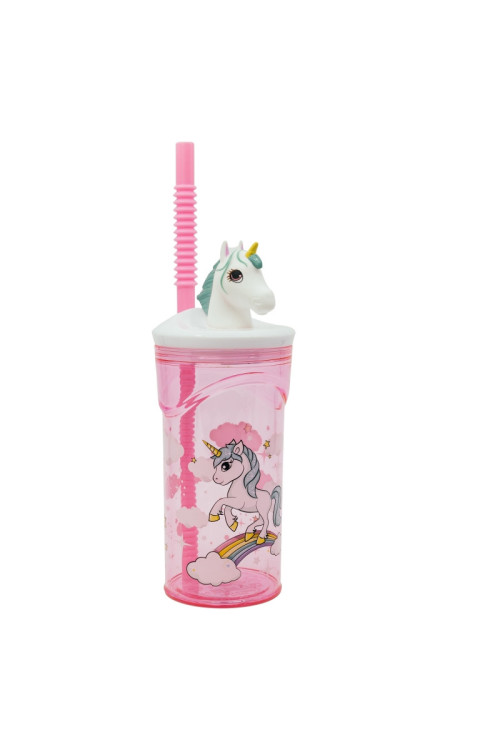 Vaso figura 360ml UNICORNIO