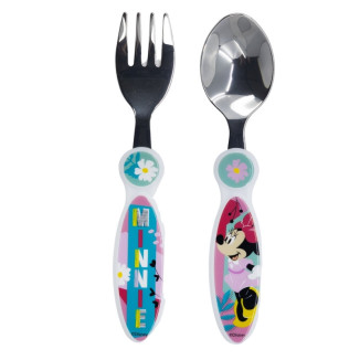 Set cubiertos metal MINNIE