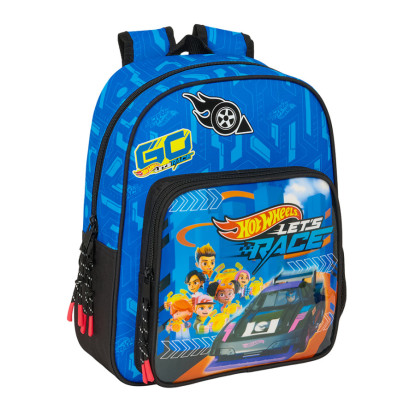 Mochila 34cm HOT WHEELS lets race