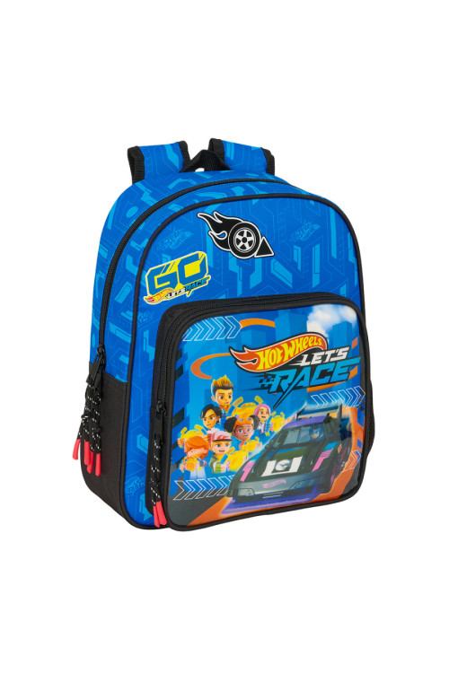 Mochila 34cm HOT WHEELS lets race