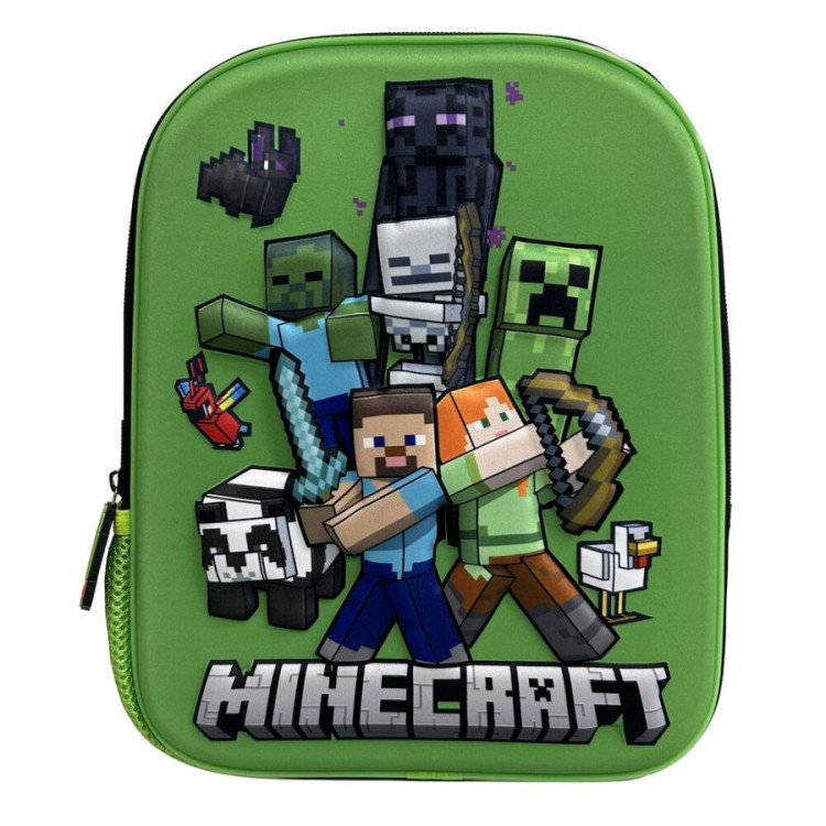 Mochila 30cm 3D MINECRAFT