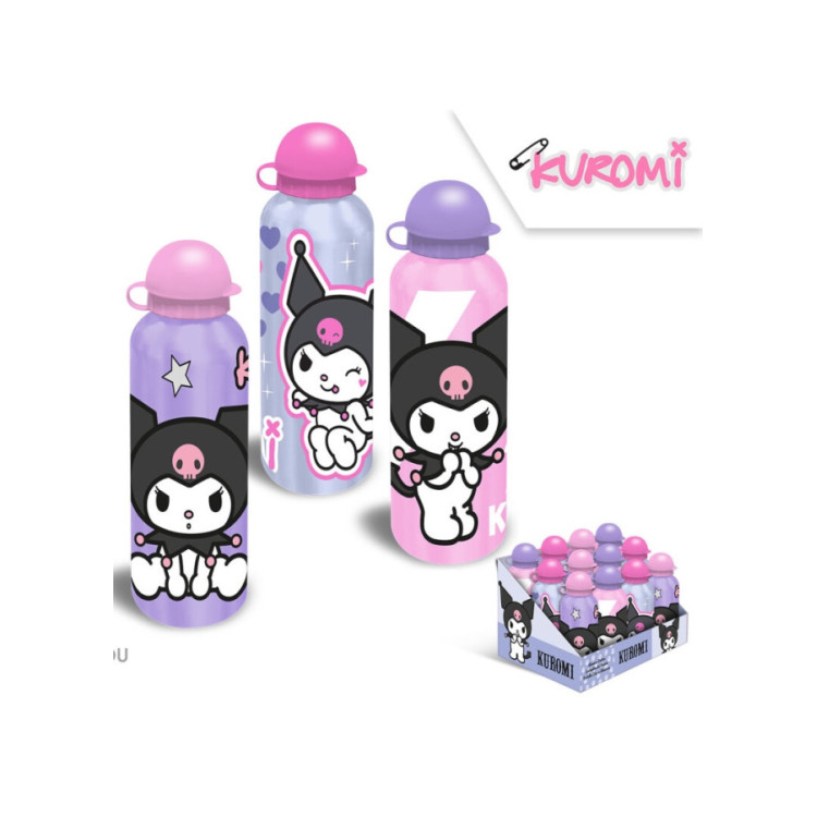 Botella 500ml aluminio KUROMI
