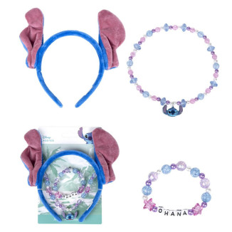 Set diadema + joyas STITCH