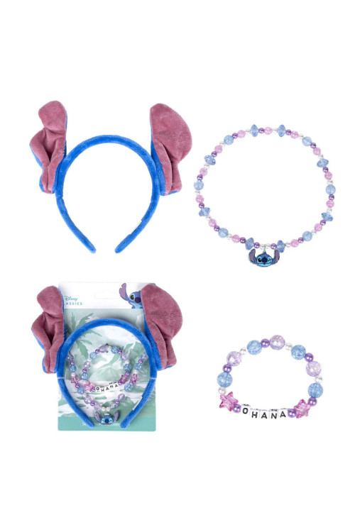 Set diadema + joyas STITCH