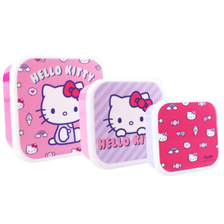 Set 3 tuppers HELLO KITTY