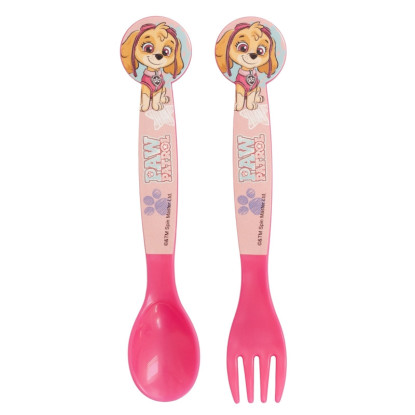 Set 2 cubiertos PAW girl sketch