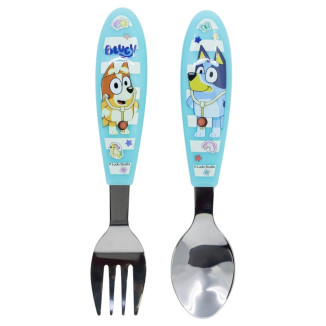 Cubiertos ergo metal BLUEY