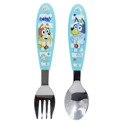 Cubiertos ergo metal BLUEY