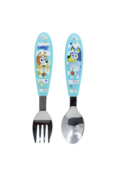 Cubiertos ergo metal BLUEY