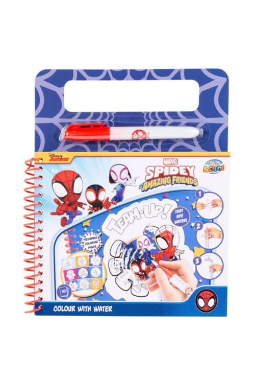 Libro magico pinta con agua SPIDEY