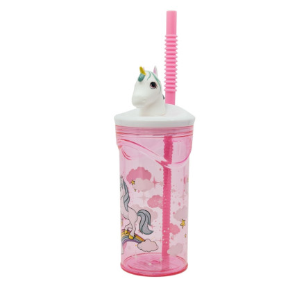 Vaso figura 360ml UNICORNIO
