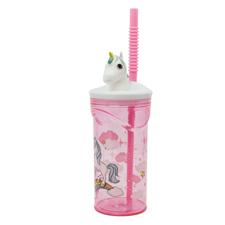 Vaso figura 360ml UNICORNIO