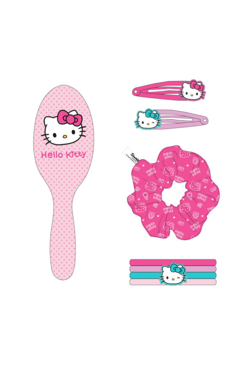 Set accesorios pelo HELLO KITTY