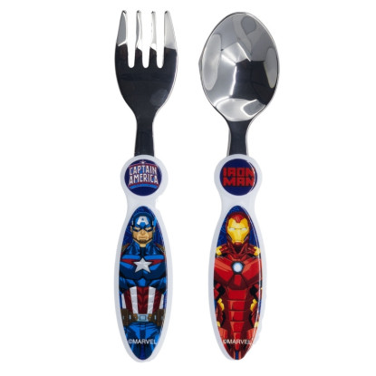 Set cubiertos metal AVENGERS