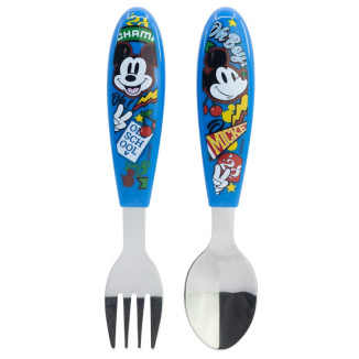 Cubiertos ergo metal MICKEY