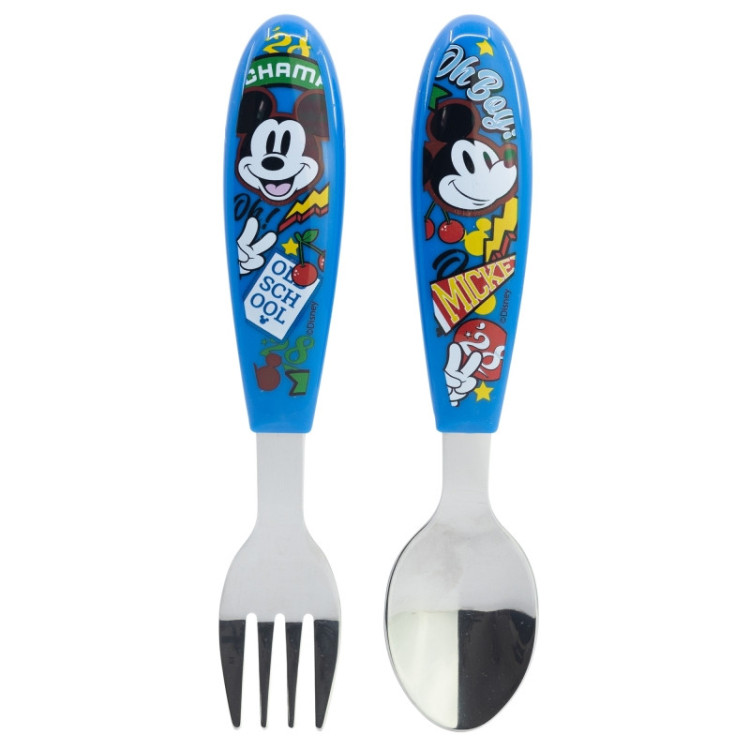 Cubiertos ergo metal MICKEY
