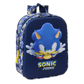 Mochila 27cm 3D SONIC