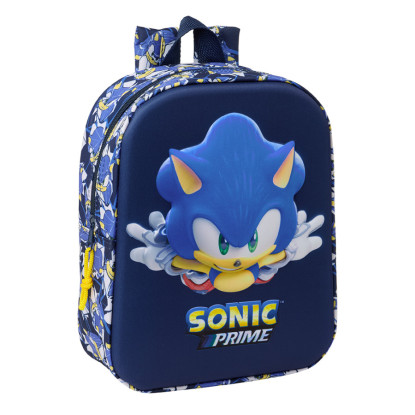 Mochila 27cm 3D SONIC