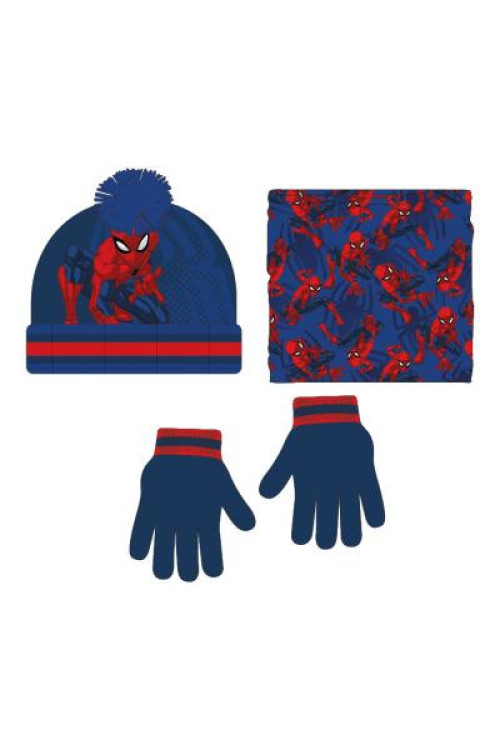 Set braga gorro guante SPIDER