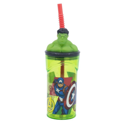 Vaso figura 360ml HULK