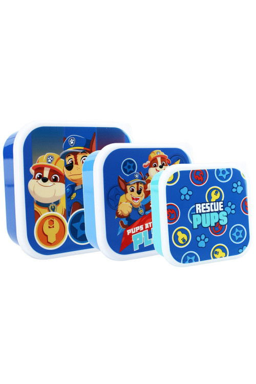 Set 3 tupper PAW PATROL