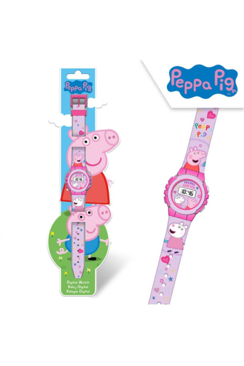 Reloj digital PEPPA hearts