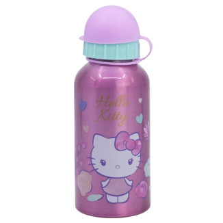 Botella aluminio 400ml HELLO KITTY