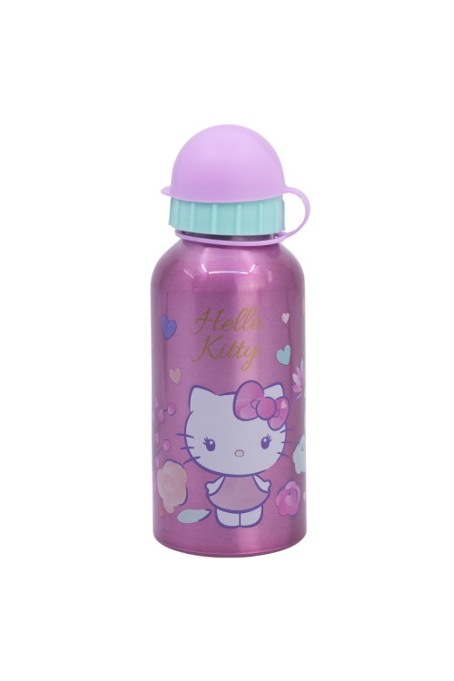 Botella aluminio 400ml HELLO KITTY