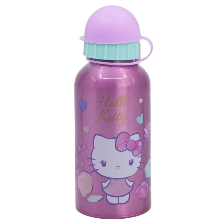 Botella aluminio 400ml HELLO KITTY