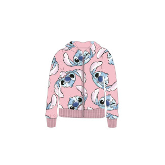 Sudadera cremallera STITCH