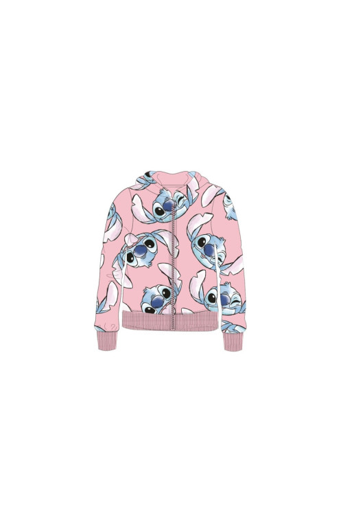 Sudadera cremallera STITCH