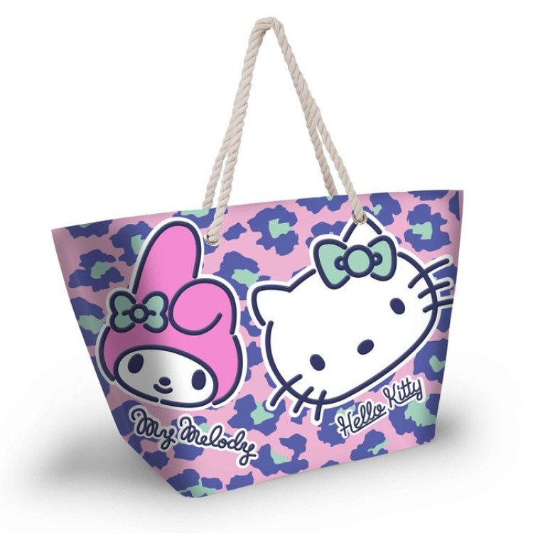 Bolso playa HELLO KITTY safari