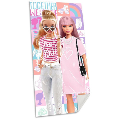 Toalla algodon BARBIE