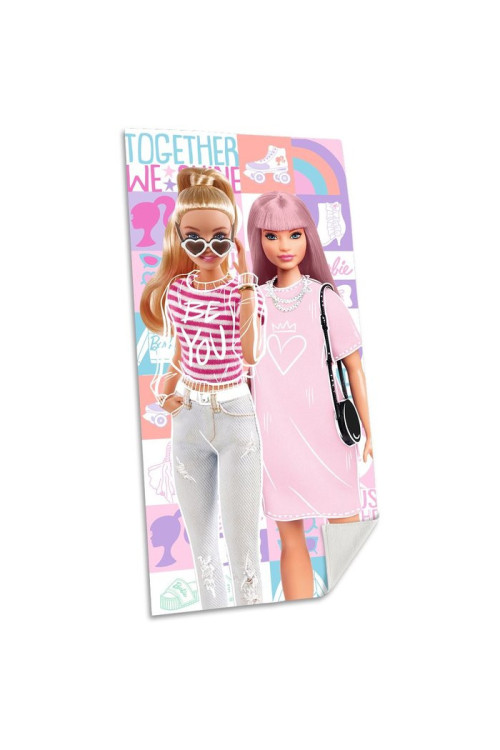 Toalla algodon BARBIE