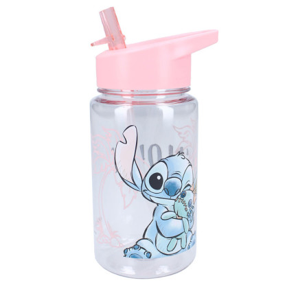 Botella pajita 450ml STITCH