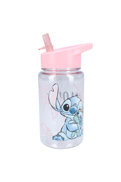 Botella pajita 450ml STITCH