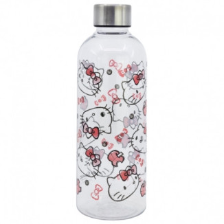 Botella transp. 850ml HELLO KITTY