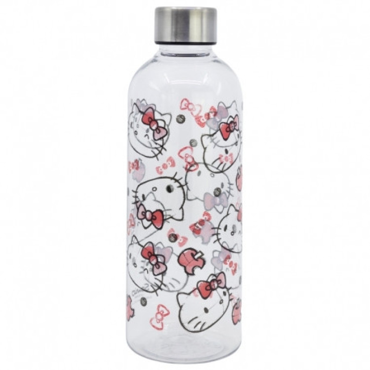 Botella transp. 850ml HELLO KITTY