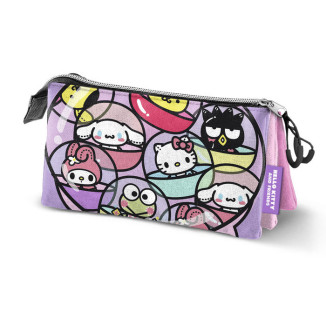 Portatodo triple HELLO KITTY gashapon