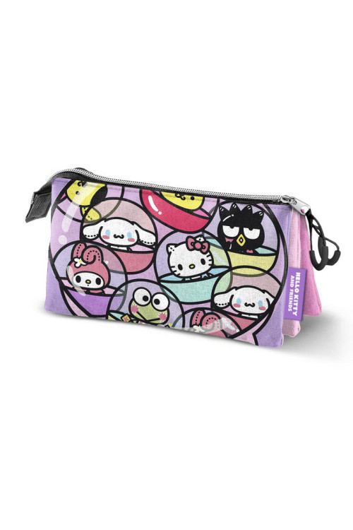 Portatodo triple HELLO KITTY gashapon