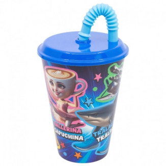 Vaso caña 430ml BRAINROT