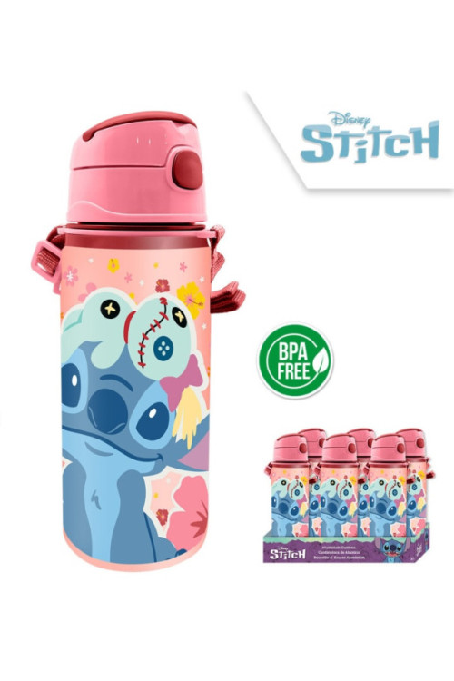 Botella 600ml correa STITCH