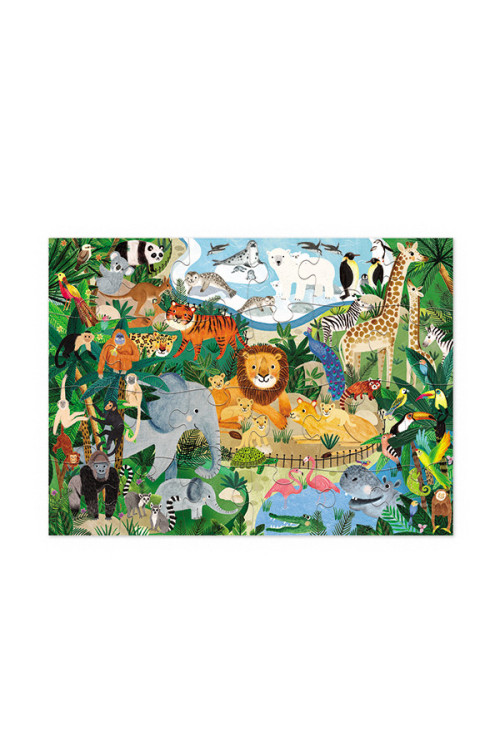 Puzzle 24pc ZOO