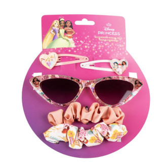Set pelo + gafas PRINCESAS
